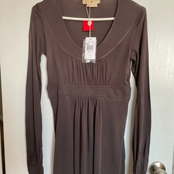 Michael Kors A-Line Scoop Neck Dress - Size 4 - Picture 4 of 16